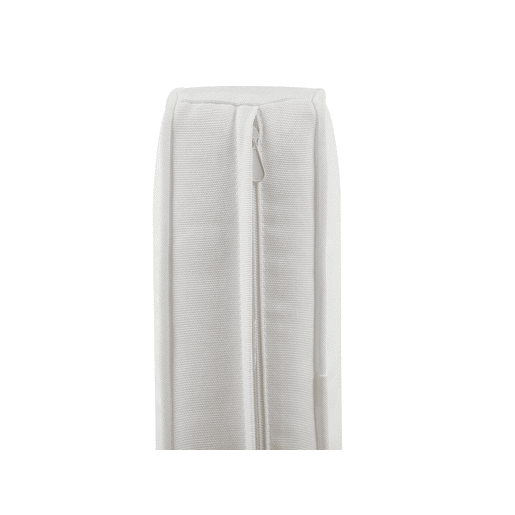 Conjunto de sofás de jardim de canto 6 lugares BELVEDERE Branco