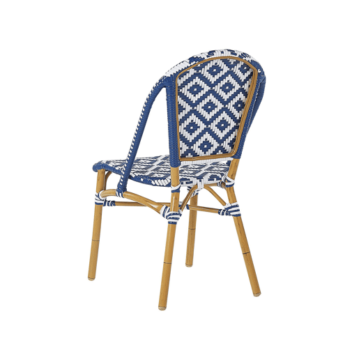 Conjunto de refeições de jardim 4 lugares RIFREDDO Azul