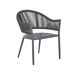 Beliani Silla de jardín MILETO Beliani Silla de jardín MILETO Gris Oscuro