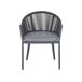 Beliani Silla de jardín MILETO Beliani Silla de jardín MILETO Gris Oscuro
