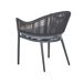 Beliani Silla de jardín MILETO Beliani Silla de jardín MILETO Gris Oscuro