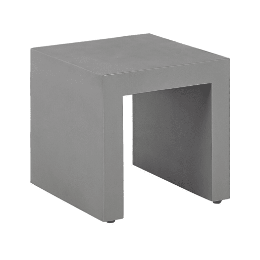Conjunto de 2 cadeiras de jardim TARANTO Betão Cinzento