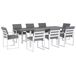 Beliani Conjunto de comedor PANCOLE Beliani Conjunto de comedor PANCOLE Gris