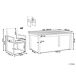 Beliani Conjunto de comedor PANCOLE Beliani Conjunto de comedor PANCOLE Gris