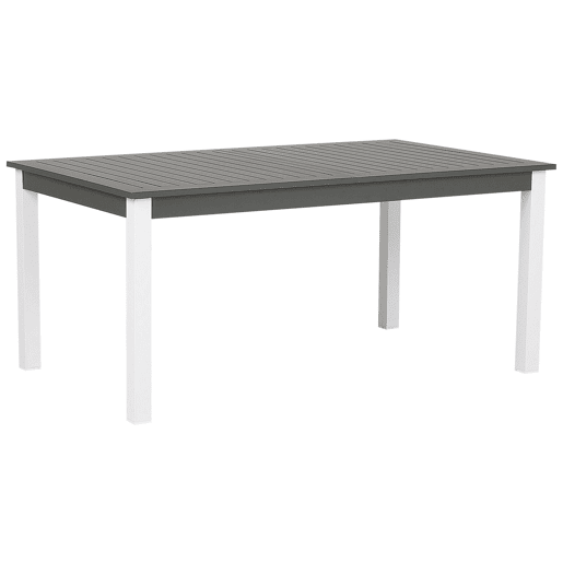 Conjunto de refeições de jardim 8 lugares PANCOLE com almofadas Metal Cinzento