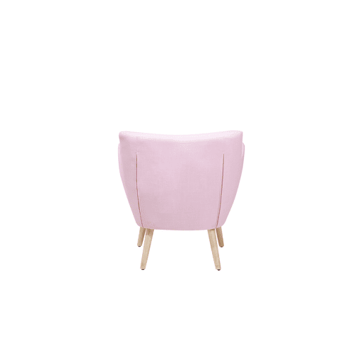 Poltrona DRAMMEN Tecido Rosa Poltrona DRAMMEN Tecido Rosa