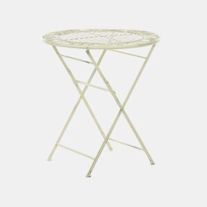 Mesa bistrô BIVIO 70 cm 70 cm Metal Verde claro