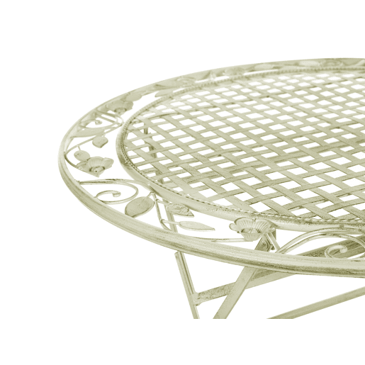 Mesa bistrô BIVIO 70 cm 70 cm Metal Verde claro
