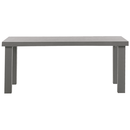 Conjunto de refeições de de jardim com bancos e tamboretes 6 lugares TARANTO Betão Cinzento