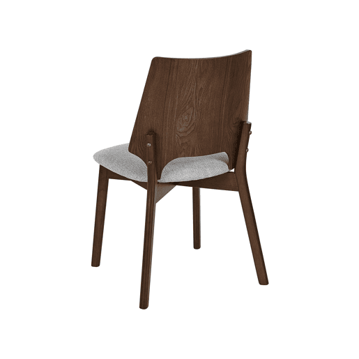 Conjunto de 2 cadeiras de jantar ABEE Castanho escuro Conjunto de 2 cadeiras de jantar ABEE Castanho escuro
