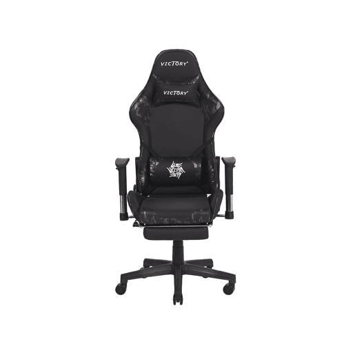 Cadeira gaming VICTORY Pele sintética Cinzento escuro