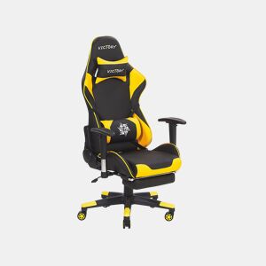 Cadeira gaming VICTORY Pele sintética Amarelo
