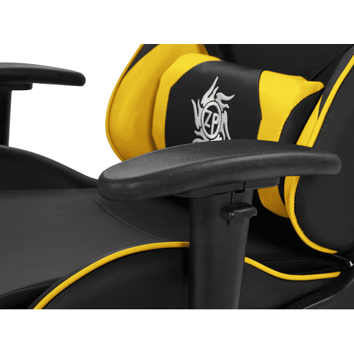 Cadeira gaming VICTORY Pele sintética Amarelo