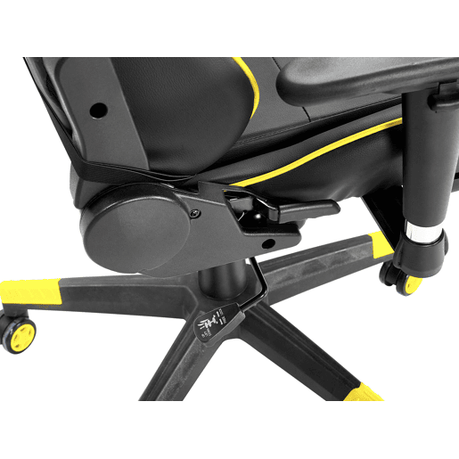 Cadeira gaming VICTORY Pele sintética Amarelo