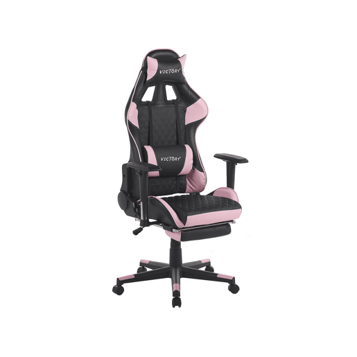 Cadeira gaming VICTORY Pele sintética Rosa