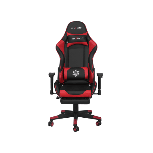Cadeira gaming VICTORY Pele sintética Vermelho