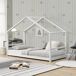 Cama para niños Vardø con somier - Forma de casa - pino Cama para niños Vardø con somier - Forma de casa - pino Blanco/ Beige