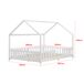 Cama para niños Sisimiut forma de casa 146x207 Cama para niños Sisimiut forma de casa 146x207 Blanco/ Beige