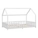 Cama para niños Sisimiut forma de casa 146x207 Cama para niños Sisimiut forma de casa 146x207 Blanco/ Beige