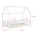 Cama para niños Sisimiut forma de casa 85x166 Cama para niños Sisimiut forma de casa 85x166 Blanco/ Beige