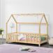 Cama para niños Sisimiut forma de casa 75x146 Cama para niños Sisimiut forma de casa 75x146 Blanco/ Beige