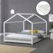 Cama para niños Cerro con colchón en forma de casa 146x206 Cama para niños Cerro con colchón en forma de casa 146x206 Blanco/ Beige