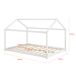 Cama para niños Cerro con colchón en forma de casa 146x206 Cama para niños Cerro con colchón en forma de casa 146x206 Blanco/ Beige