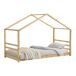 Cama para niños de Pino Vardø - Forma de casa 98x206 Cama para niños de Pino Vardø - Forma de casa 98x206 Natural