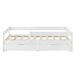 Cama para niños Borgarnes con colchón, 2 cajones, somier Cama para niños Borgarnes con colchón, 2 cajones, somier Blanco/ Beige