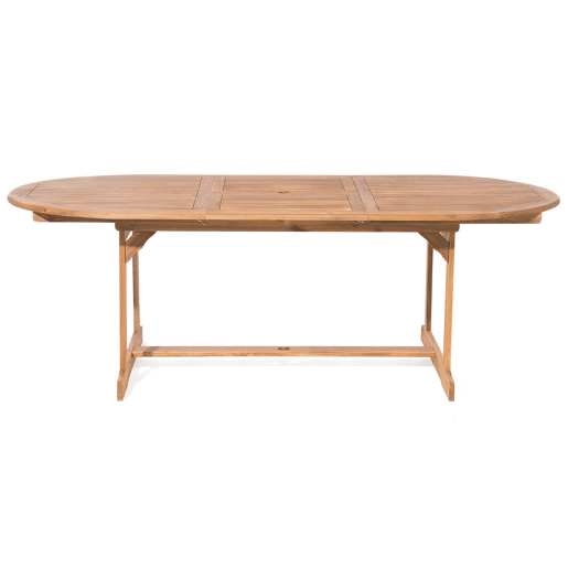 Conjunto de refeições de jardim 8 lugares MAUI com almofadas Madeira de acácia Azul