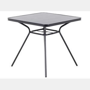 Mesa bistrô LIVO 80 cm 80 cm Vidro Preto