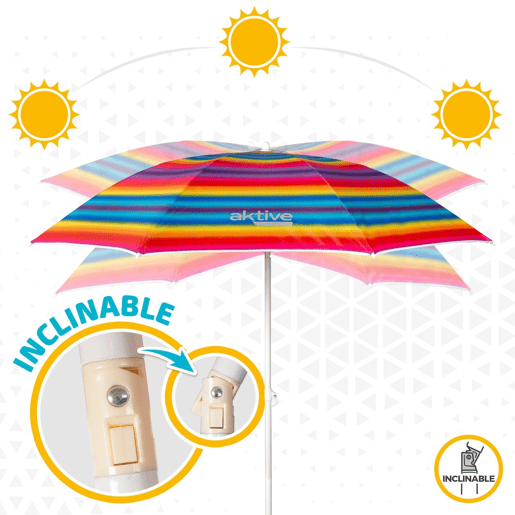 Guarda-sol de 180 cm com proteção UV50 Aktive Beach