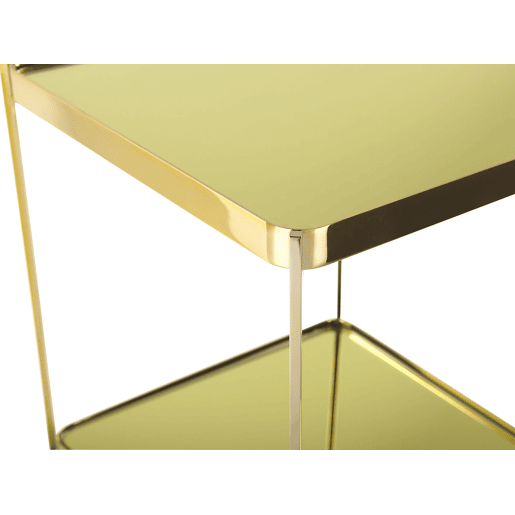 Mesa de apoio ALSEA Vidro de segurança (temperado) Dourado