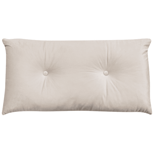 Sofá-cama individual VESTFOLD Veludo Creme