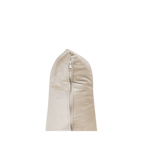Sofá-cama VESTFOLD Veludo Creme 2 lugares