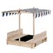 Arenero para Niño Madera de Abeto , Tejido de Poliéster Outsunny Arenero para Niño Madera de Abeto , Tejido de Poliéster Outsunny Multicolor