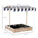 Arenero para Niño Madera de Abeto , Tejido de Poliéster Outsunny Arenero para Niño Madera de Abeto , Tejido de Poliéster Outsunny Multicolor