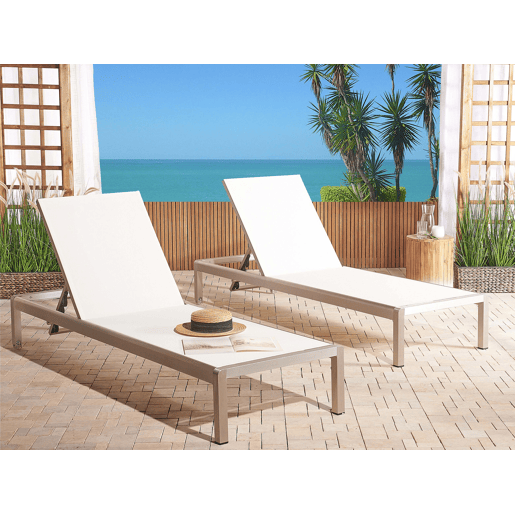 Beliani Cadeira loungerelax FOSSATO