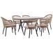 Beliani Conjunto de comedor ALIANO Beliani Conjunto de comedor ALIANO Beige