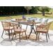 Beliani Conjunto de comedor ALIANO Beliani Conjunto de comedor ALIANO Beige
