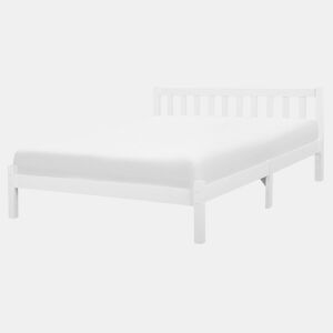 Cama Pinho FLORAC 160 x 200 cm Branco