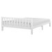 Beliani Cama Madera de pino FLORAC 167x208 Beliani Cama Madera de pino FLORAC 167x208 Blanco