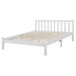Beliani Cama Madera de pino FLORAC 167x208 Beliani Cama Madera de pino FLORAC 167x208 Blanco