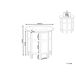 Beliani Mesa auxiliar ELARA Beliani Mesa auxiliar ELARA Blanco/ Beige