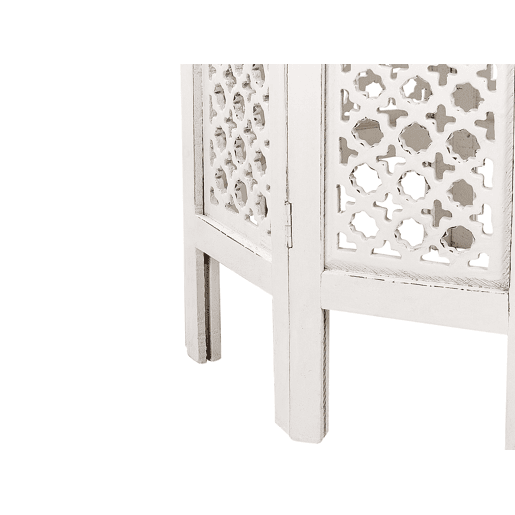 Mesa de apoio ELARA Mangueira de mangueira Branco