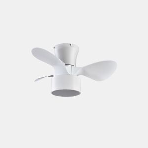ventilador de tecto metálico cor branca série kos 60cm