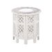 Beliani Mesa auxiliar BADHI Beliani Mesa auxiliar BADHI Blanco/ Beige