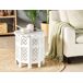 Beliani Mesa auxiliar BADHI Beliani Mesa auxiliar BADHI Blanco/ Beige