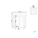 Beliani Mesa auxiliar BADHI Beliani Mesa auxiliar BADHI Blanco/ Beige