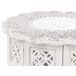 Beliani Mesa auxiliar BADHI Beliani Mesa auxiliar BADHI Blanco/ Beige